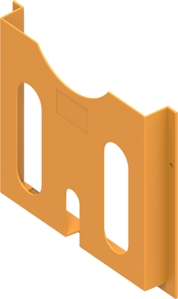 porte-plans auto-adhésif, polystyrène orange; 1013-U2